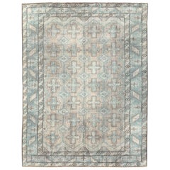 Mid-20th Century Handmade Turkish Anatolian Room Size Carpet