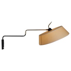 1950s Articulated Armrest Wall Lamp by Maison Arlus