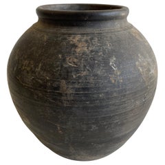 Vintage Matte Clay Oil Pottery Decorative Pot 