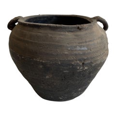 Vintage Matte Clay Oil Pottery Decorative Pot