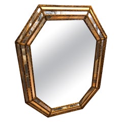 LaBarge Octagonal Gilt Mirror