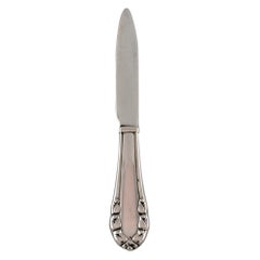 Early Georg Jensen Lily of the Valley Fruit / Butter Knife in Solid Silver