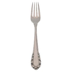 Georg Jensen Lily of the Valley Lunch Fork, Seven Forks Available