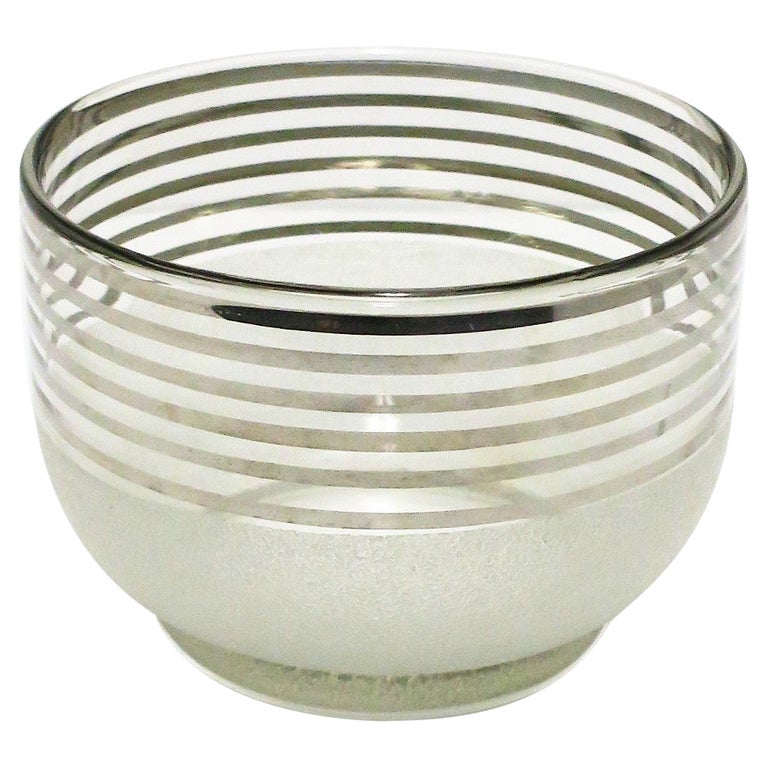 Midcentury Modern Glass Ice Bucket, circa 1960s at 1stDibs