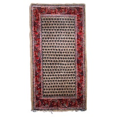 Handgefertigter indischer Seraband-Teppich im Vintage-Stil, 1970er Jahre, 1C801