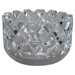 Vintage Orrefors Sofiero Cut Lead Crystal Fruit Bowl 20th C