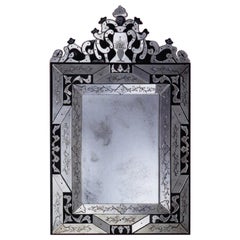 "San Marco" Reproduction of Antique Murano Glass Mirror by Fratelli Tosi Murano