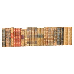 Set of 24 European 19th Century Leather-Bound Books