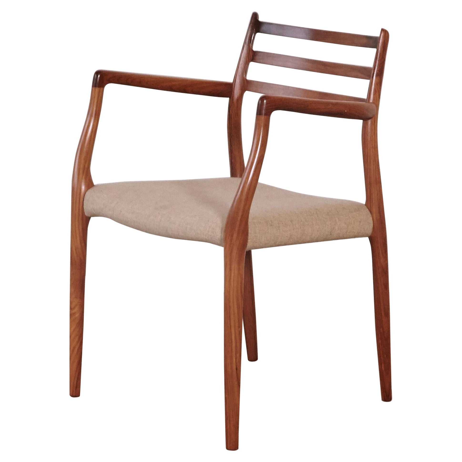 Niels O Moller Model 62 Carver Chair, JL Moller, Denmark, 1960s