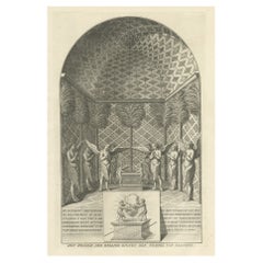 El Templo de Salomón, el Lugar Santísimo, mostrando el Arca de la Alianza, c.1780