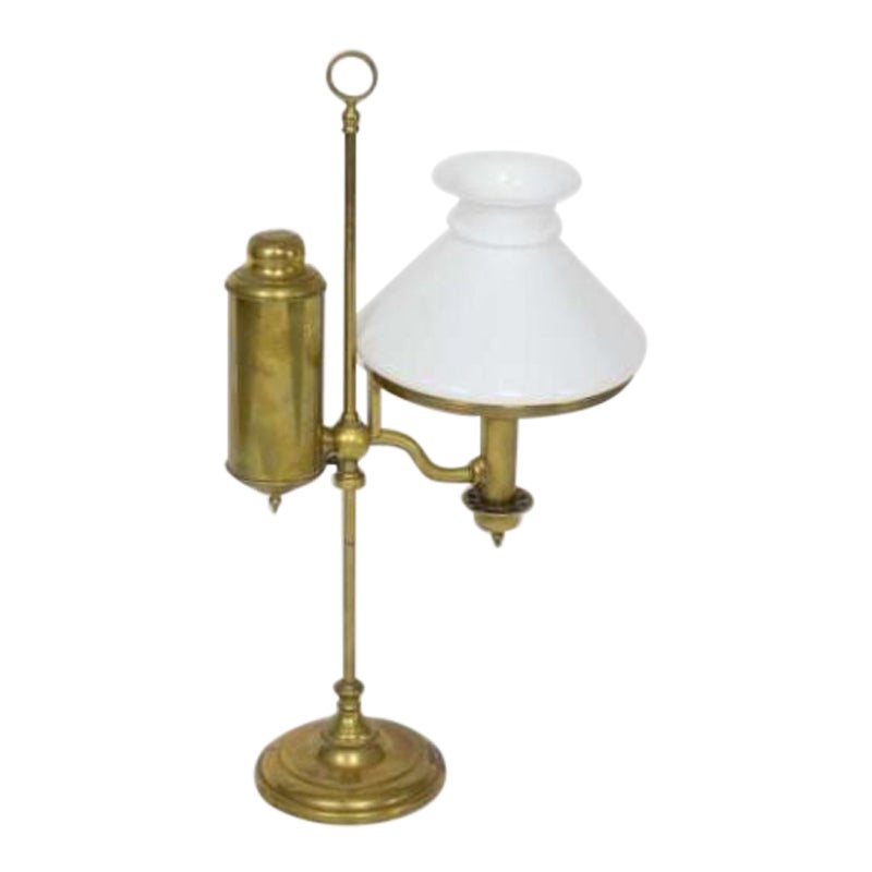 Lampe à huile The Boudoir de Miller de la fin du XIXe siècle