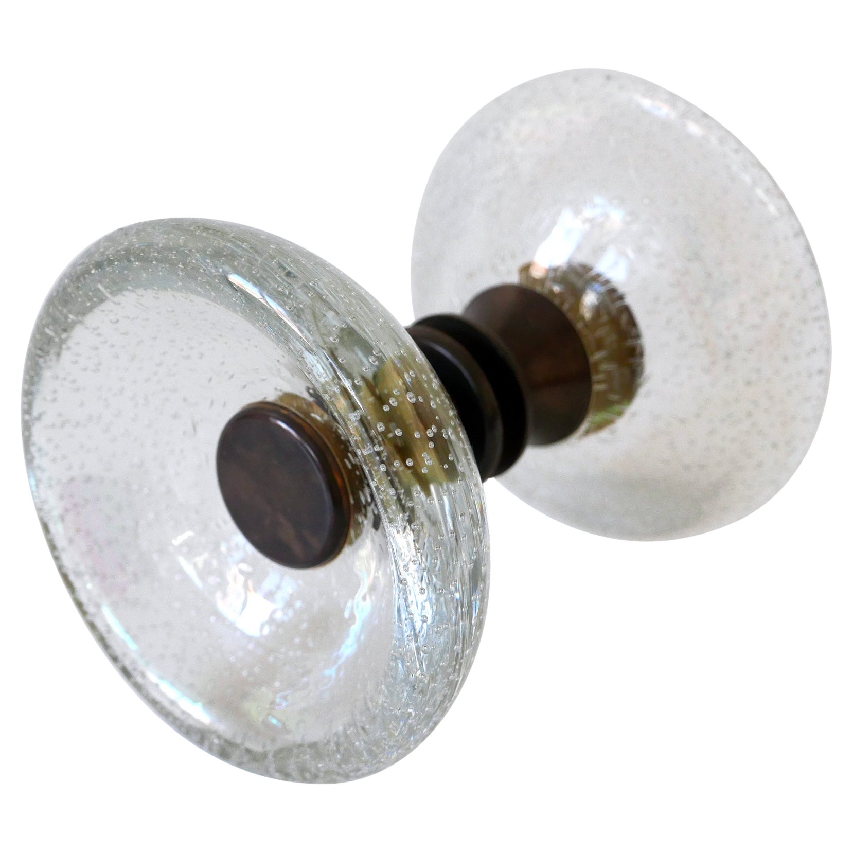 Exceptional Mid-Century Push and Pull Murano Glass Door Handle by Seguso 1960s