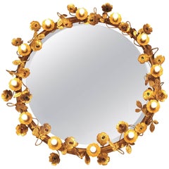 Large 'Gracie' Flower Wall Mirror