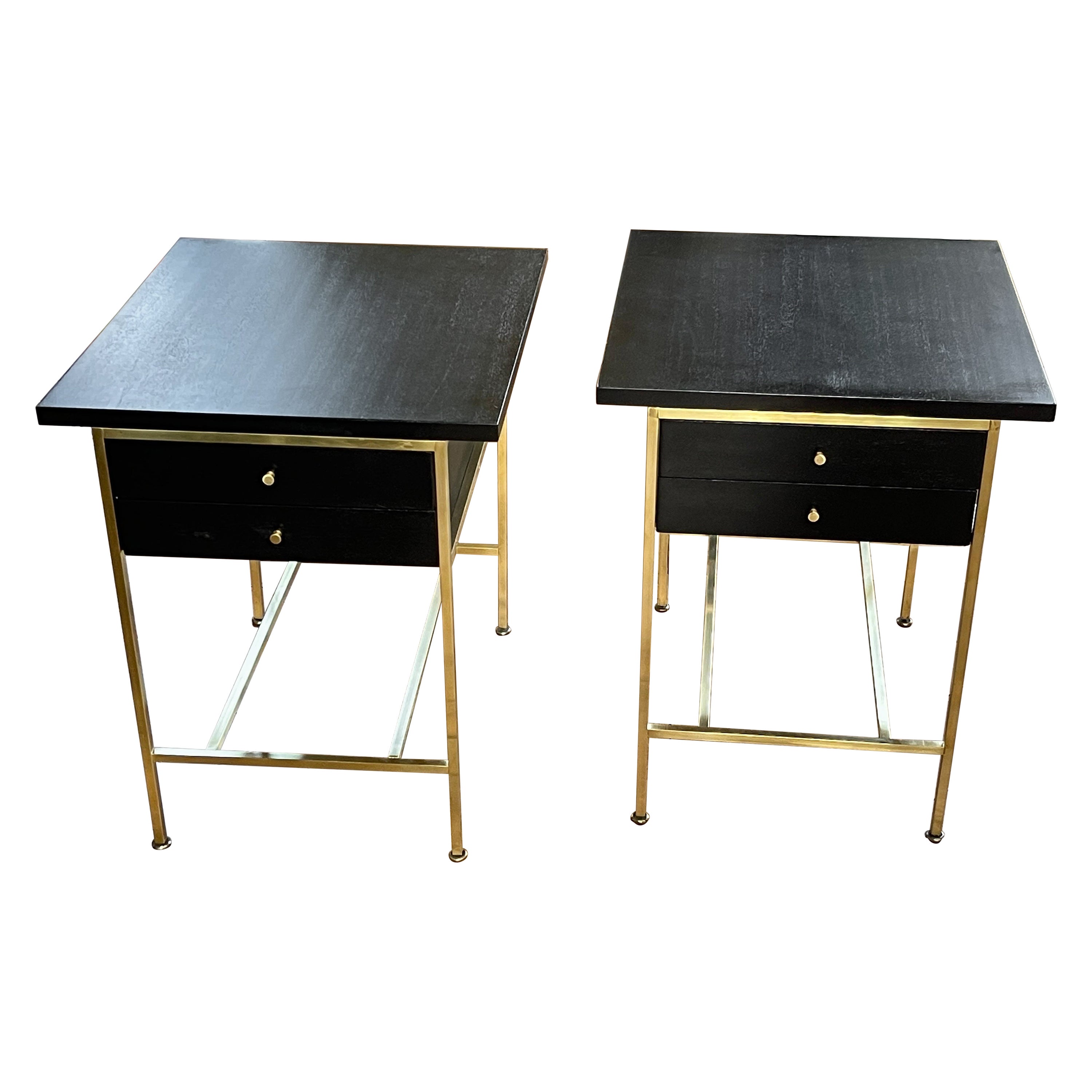 Pair of Paul McCobb Bed Side Tables 