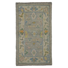 New Contemporary Turkish Oushak Rug with Modern Style