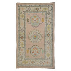 New Contemporary Turkish Oushak Rug with Modern Style