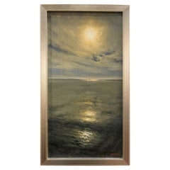 Oil on Canvas "Calling it a Day" Ocean Scene by Sue Foell