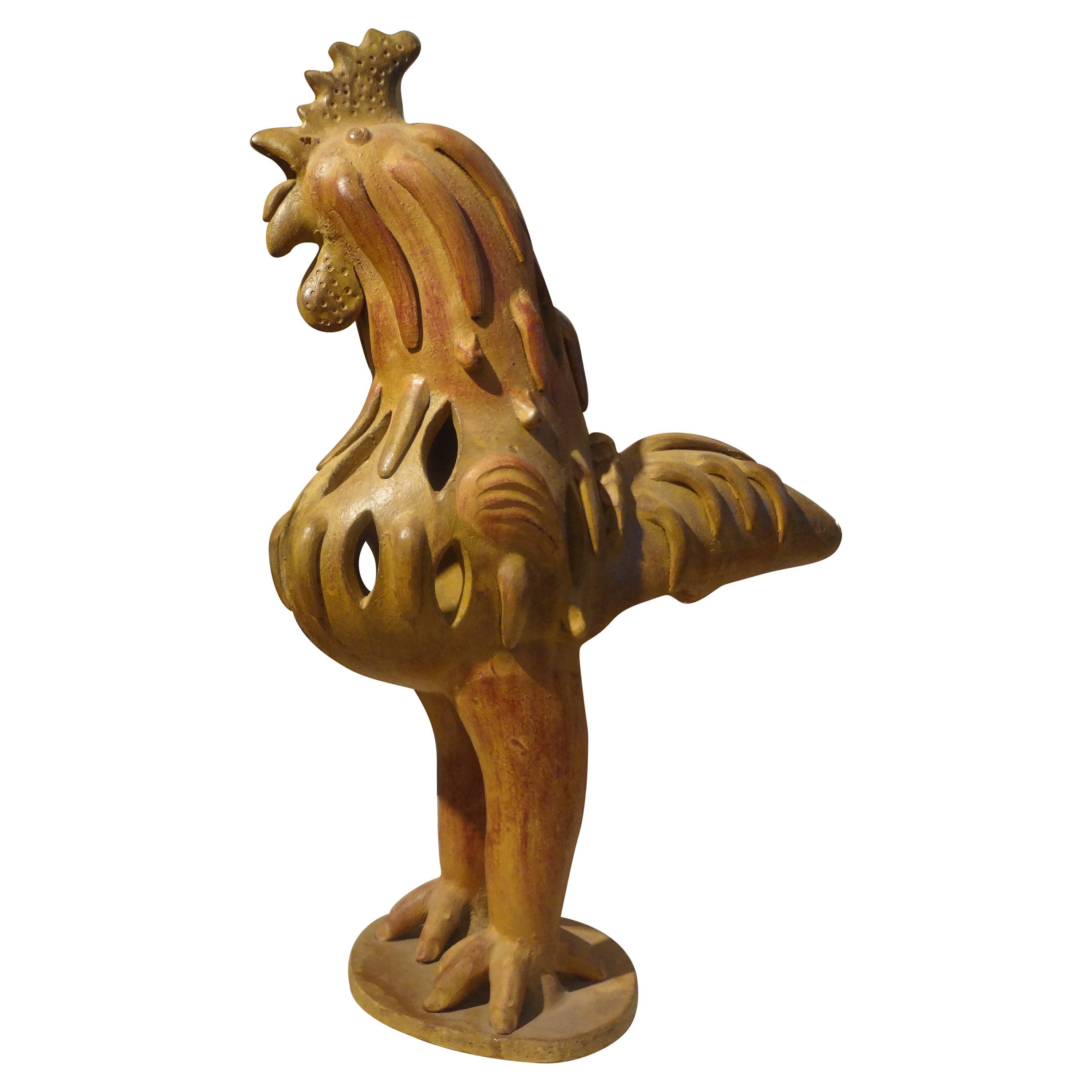 Italian Terracotta Sculpture Depicting a Pig For Sale at 1stDibs