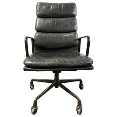 Mid-Century Eames High Back Soft Pad Chair for Herman Miller