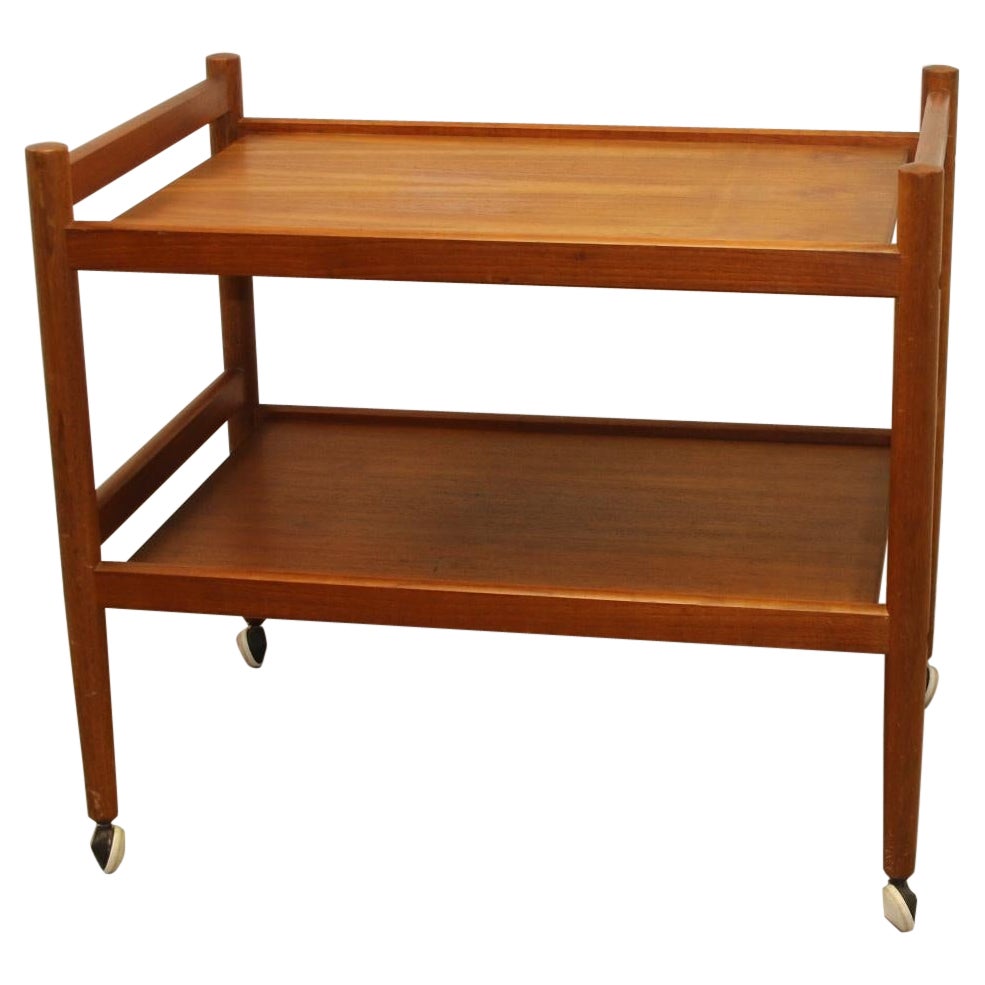 Scandinavian Teak Trolley