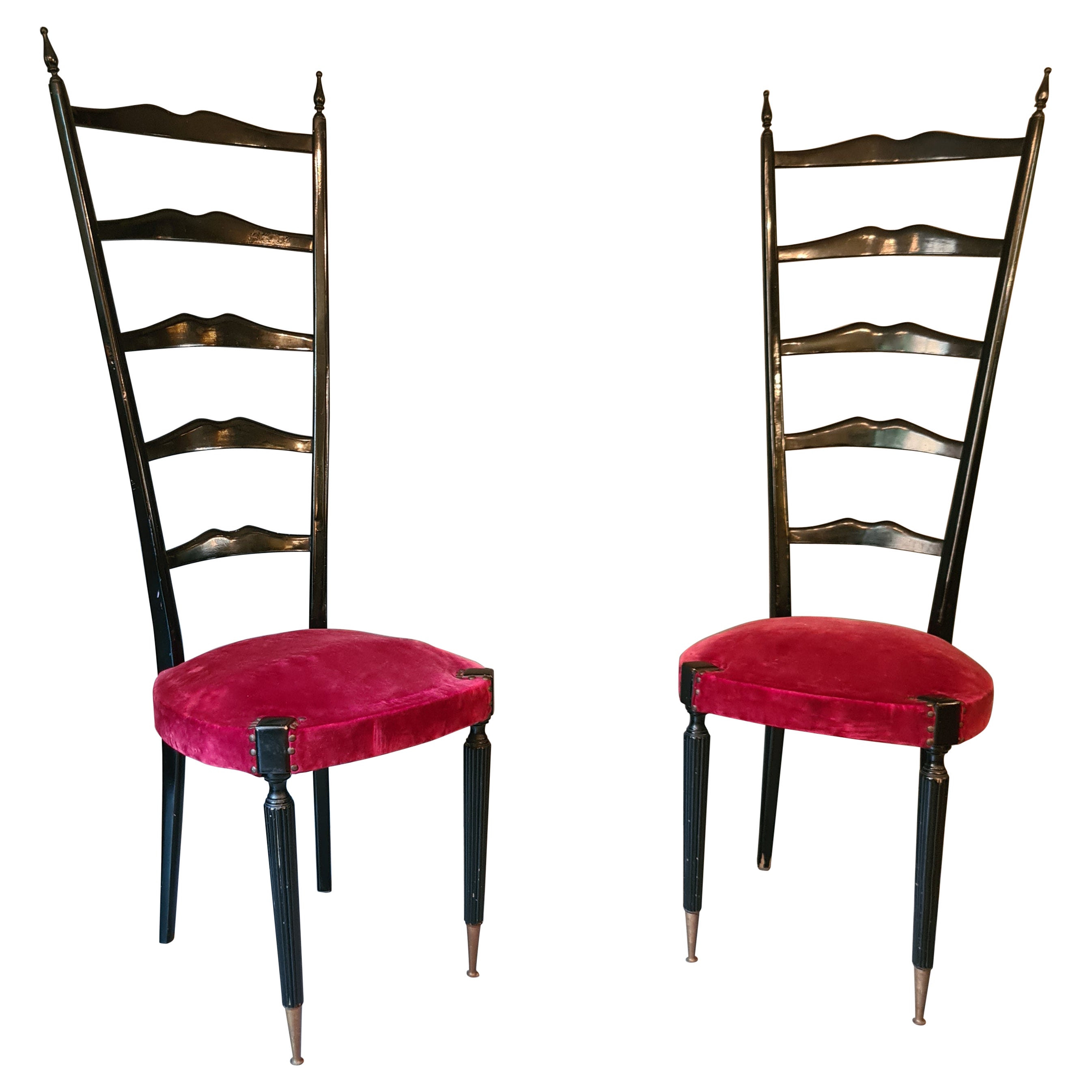 Pair of Large Vintage Ceremonial Chairs