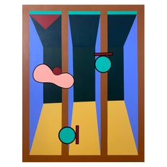 Canvas Art Contemporary 21 Century Geometric Color Sergio Prieto Artist