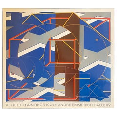 Al Held Painting Exhibition for Andre' Emmerich Gallery