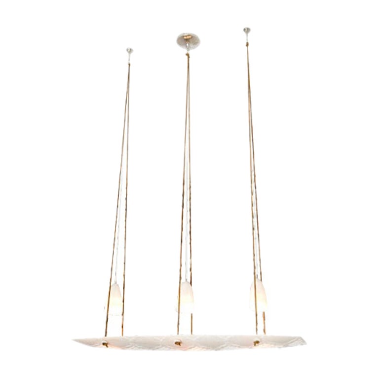 Vaisseau Jali Chandelier in White Marble by Paul Mathieu for Stephanie Odegard For Sale