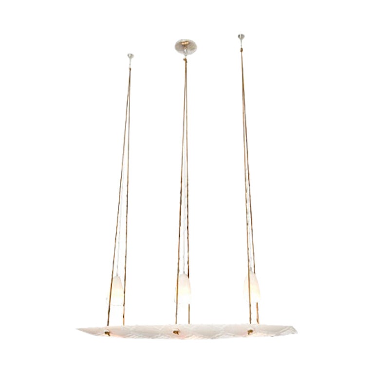 Vaisseau Jali Chandelier in White Marble by Paul Mathieu for Stephanie Odegard
