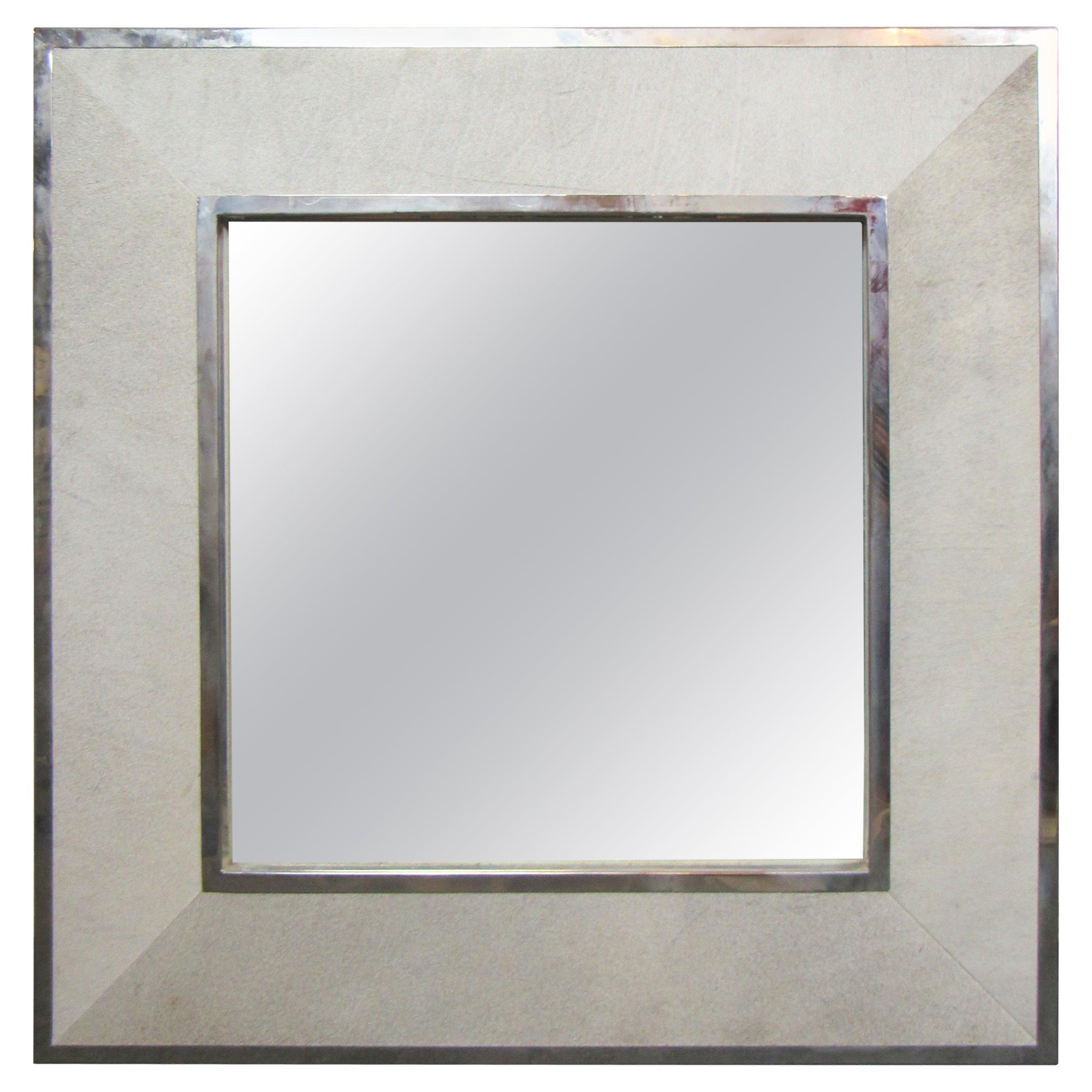 Zebra Hide Wall Mirror at 1stDibs