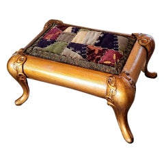 Used Asian Gilt Bronze Cast Iron Ottoman