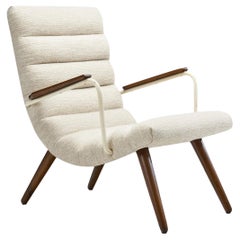 European Mid-Century Modern Lounge Chair, Europe 1950s