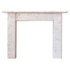 19th Century 'Old English' Marble Fireplace