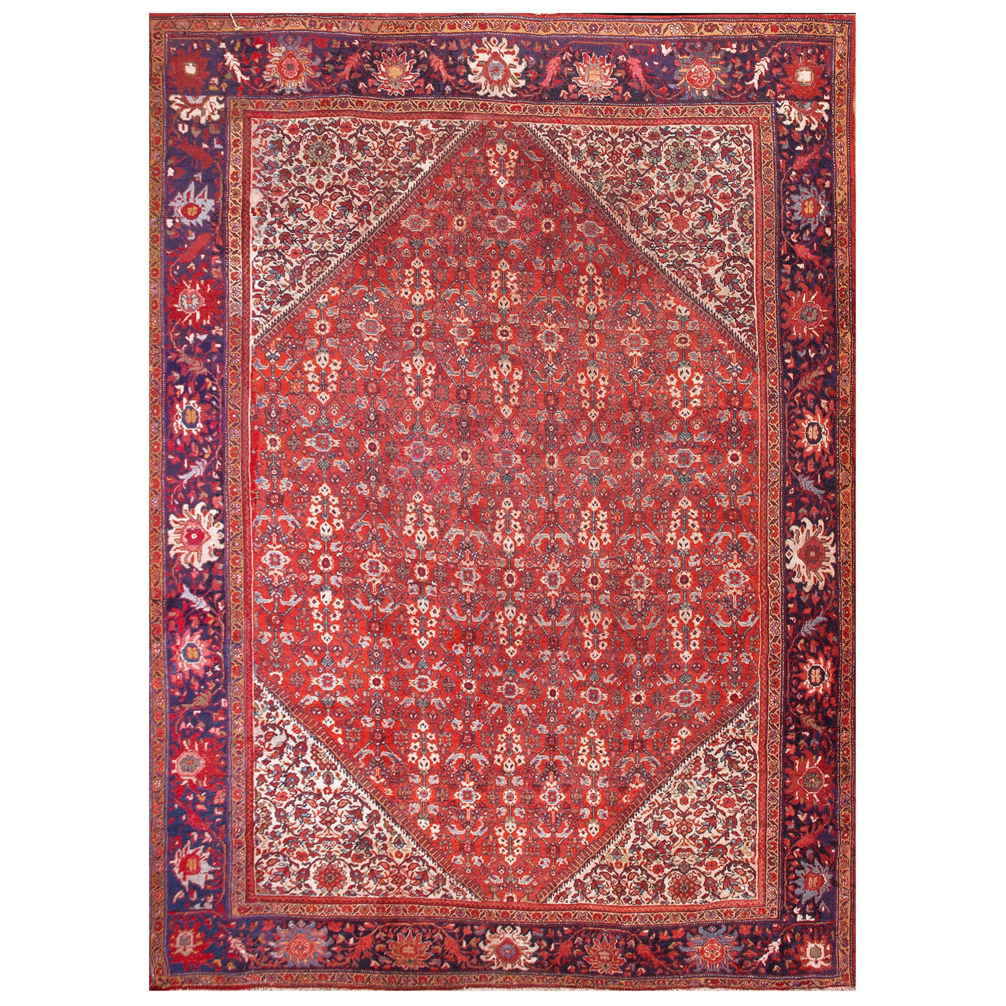 1930s Persian Mahal Carpet ( 10'3'' x 13'5'' - 312 x 408 cm ) For Sale