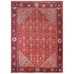 Antique 1930s Persian Mahal Carpet ( 10'3'' x 13'5'' - 312 x 408 cm )