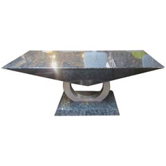 Vintage Lacquered Console Table
