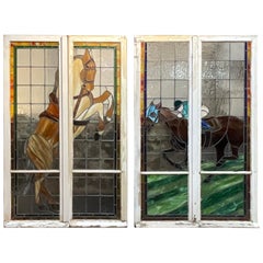 Late 19th Century Set of Stained Glass Windows