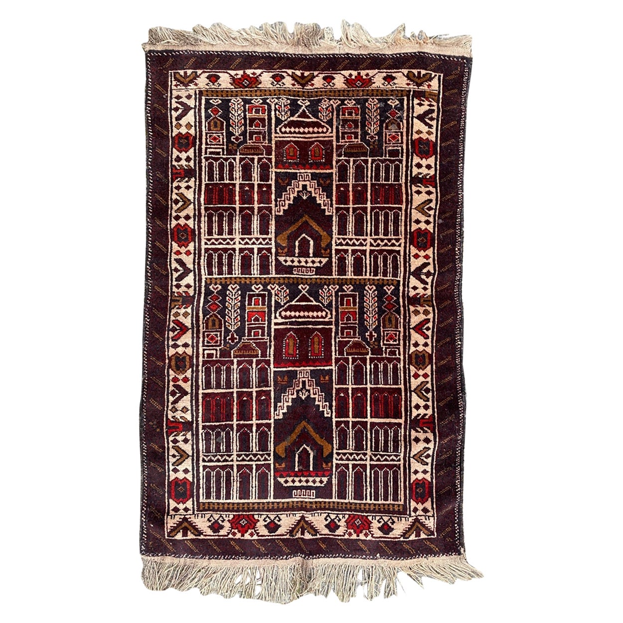 Bobyrug’s Vintage Baluch Afghan Rug For Sale
