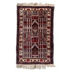 Tapis afghan vintage Baluch de Bobyrug