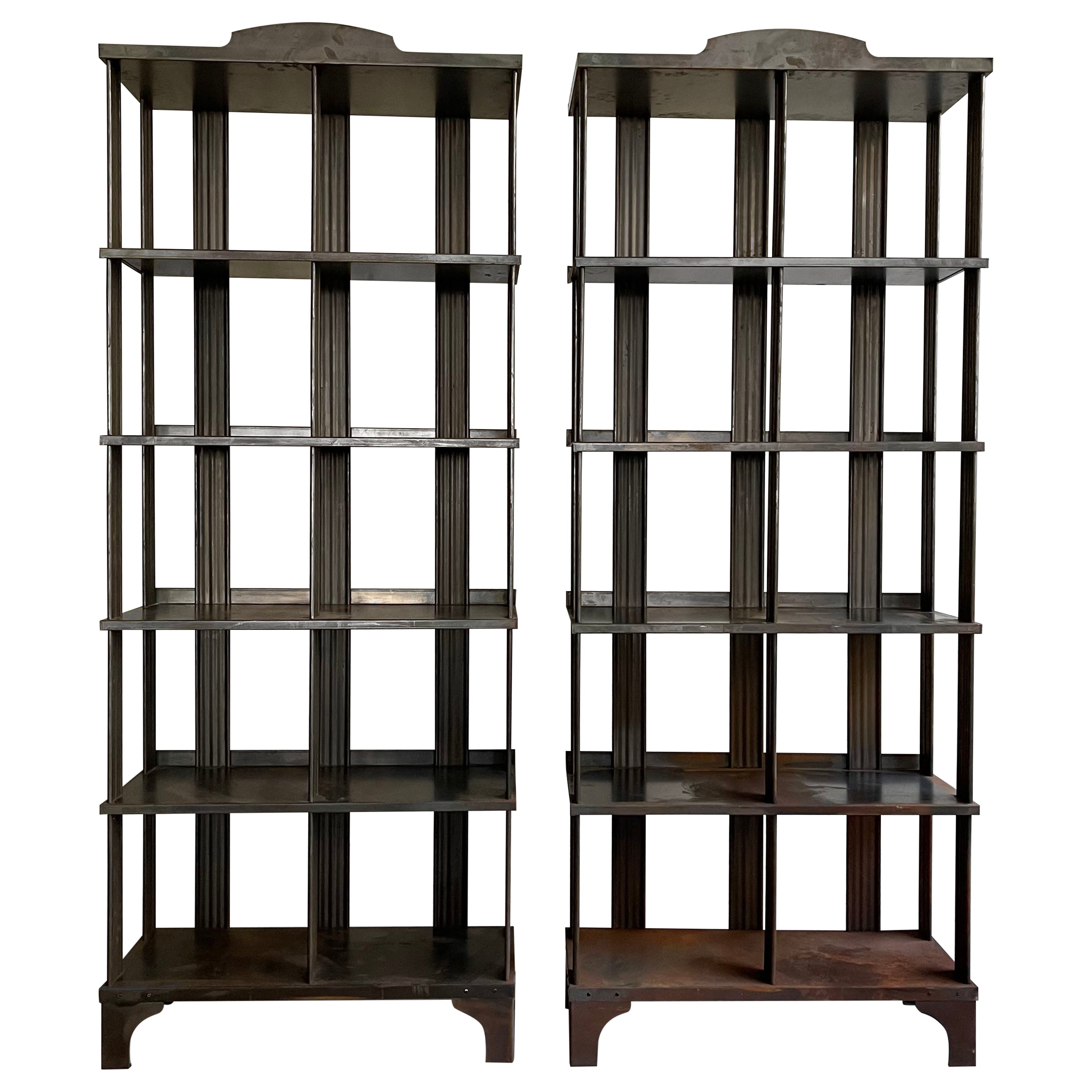 A Black Lacquer and Lucite Etagere with Glass Shelving USA 1960s at 1stDibs