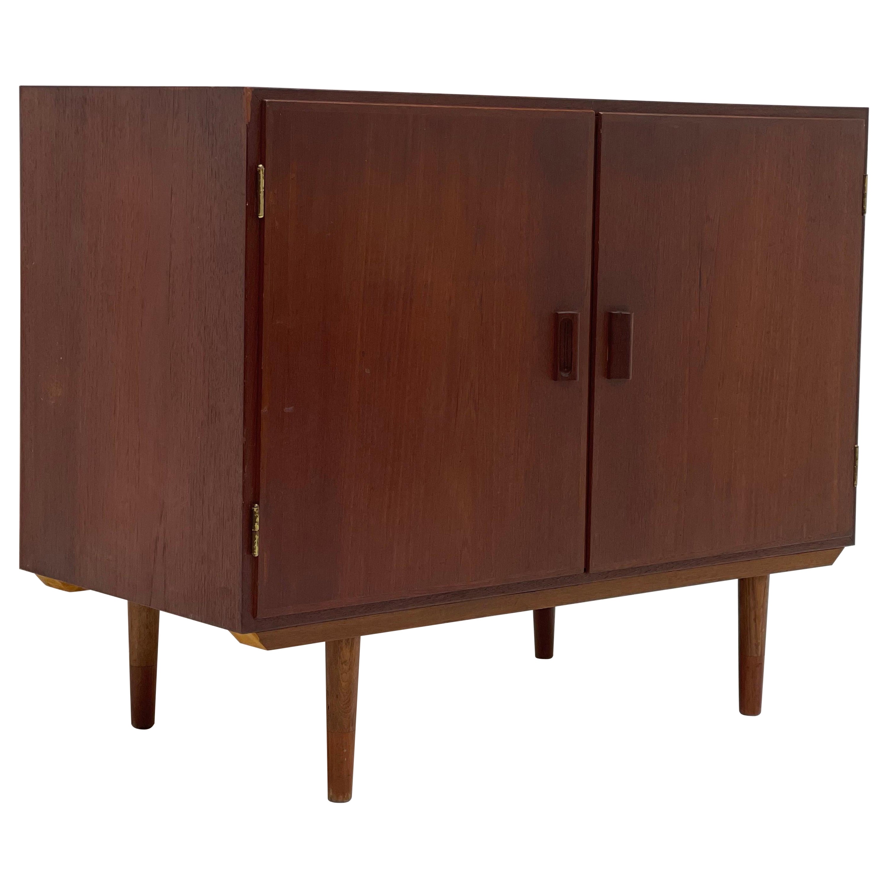 Vintage Danish Mid Century Modern Record Cabinet or Credenza For Sale