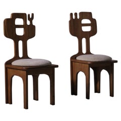 Sculptural Side Chairs by Francesco Pasinato