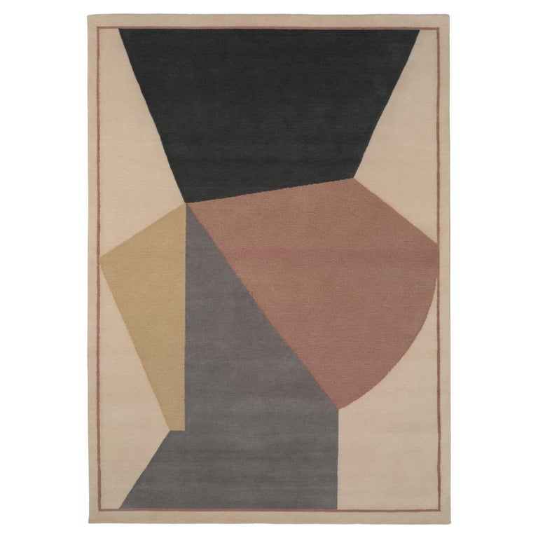 Diffused Aura' Handmade Rug by LinieDesign, Wool and Silk For Sale at  1stDibs