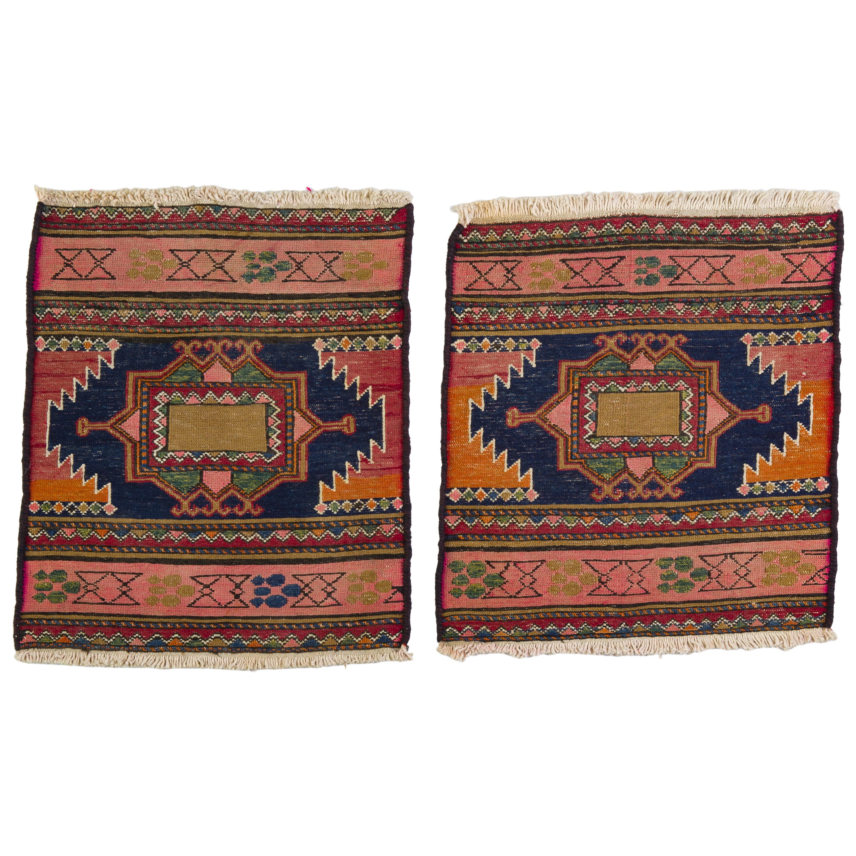 Pair of Vintage "Cicim" AZERI also for Cushions For Sale