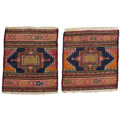 Par de Cojines Vintage "Cicim" AZERI también para Cojines