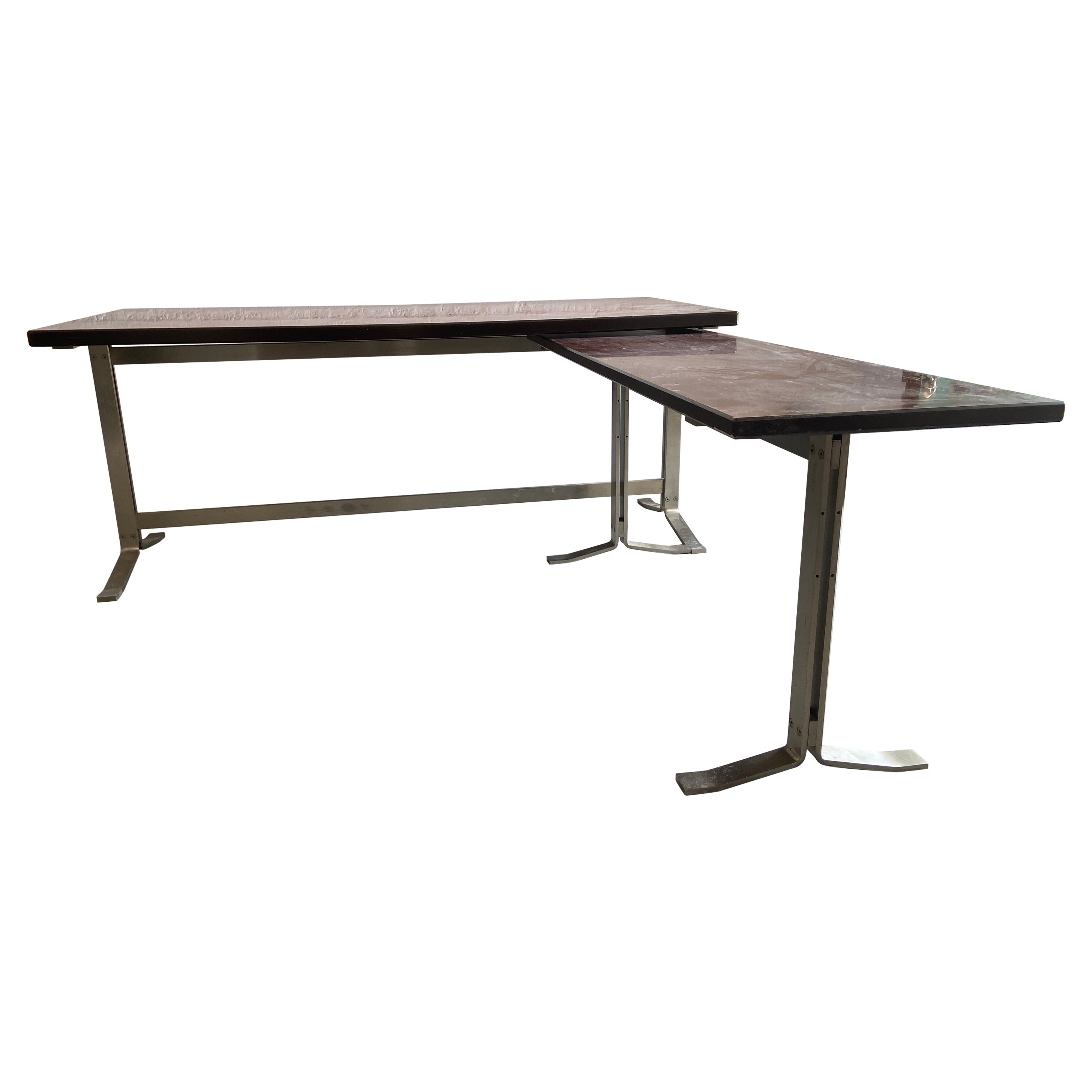 Mid-Century Modern Italian Desk Table by Gianni Moscatelli for Formanova For Sale