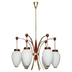 Stilnovo Chandelier Attributed circa 1960s