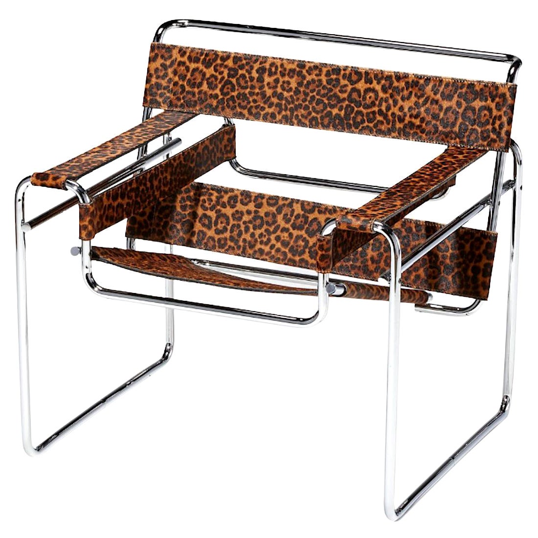 Knoll x Supreme Leopard Modell B3 Wassily Loungesessel, Marcel Breuer, 1925, 2019