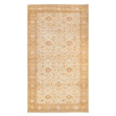 Alfombra tradicional única Hand Made Mogul marfil