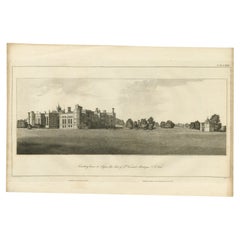 Antique Cowdray House in Sussex, Basire, 1796